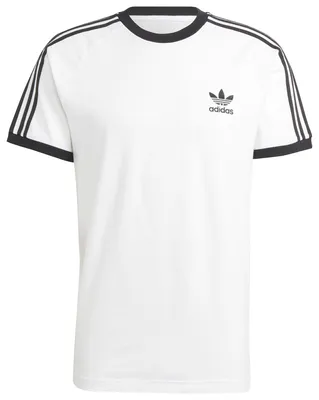 adidas Originals Mens 3 Stripes T-Shirt - Black/White