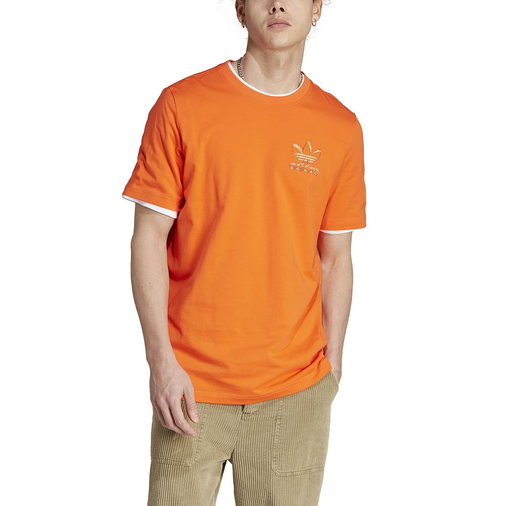 adidas Originals T-shirt Trefoil Fire - Pour hommes