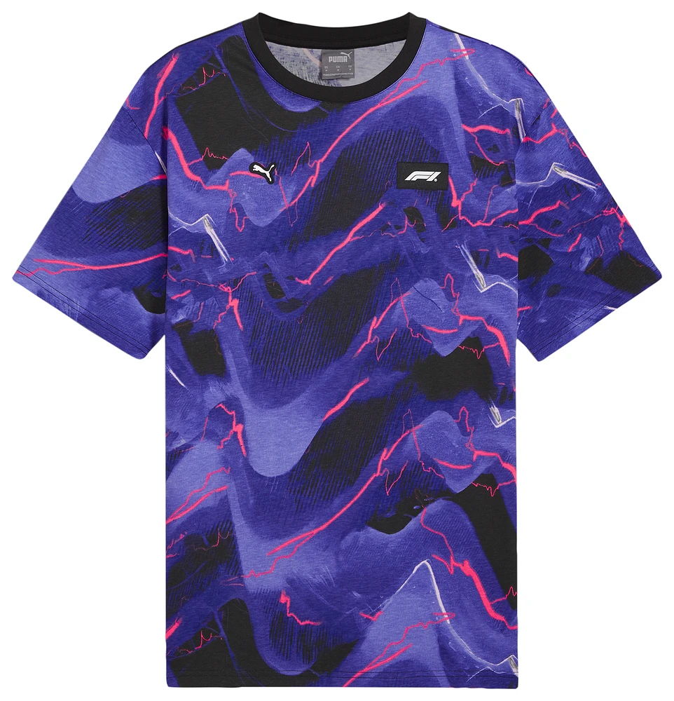 PUMA F1 Neon Energy AOP T-Shirt  - Men's