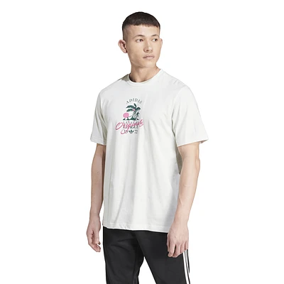 adidas Originals Mens Leisure League Logo T-Shirt - Multi/Green