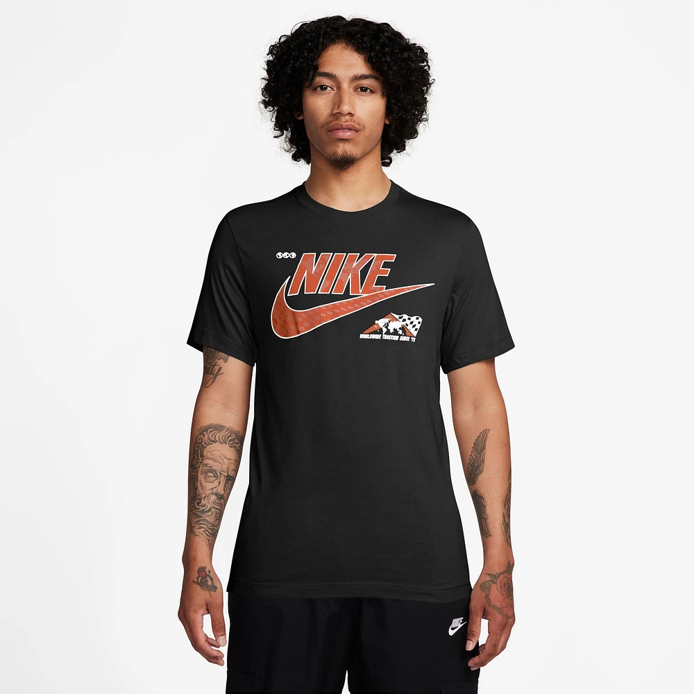 Nike Mens Sole Rally HBR T-Shirt - Black/Red