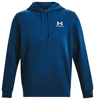 Under Armour Mens Under Armour Essential Fleece Hoodie - Mens Varsity Blue/White Size M