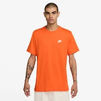 Nike Mens Club T-Shirt - Safety Orange/White