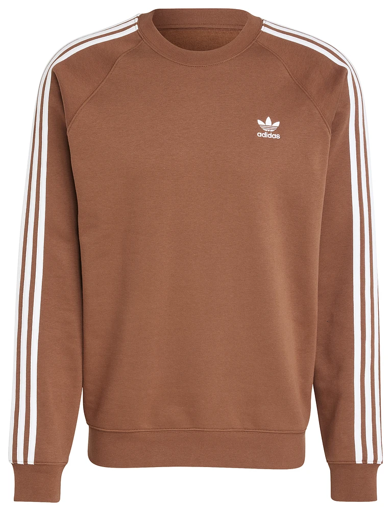 adidas Originals 3 Stripes Fleece Crew  - Men's