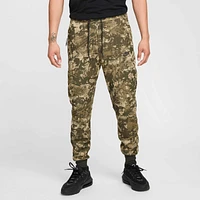 Nike Mens Tech Fleece Joggers Gel - Black/Neutral Olive