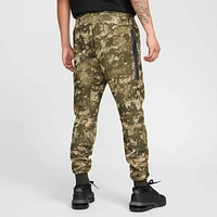 Nike Mens Tech Fleece Joggers Gel - Black/Neutral Olive