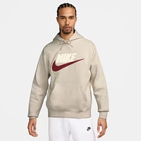 Nike Mens Club Basketball CHNL FTRA Pullover - Beige/Maroon