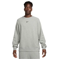 Nike Mens NRG Nocta CS Fleece Crew - Dark Grey Heather/Black