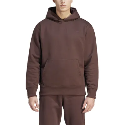 adidas Mens Essential Fleece Hoodie - Brown/Brown