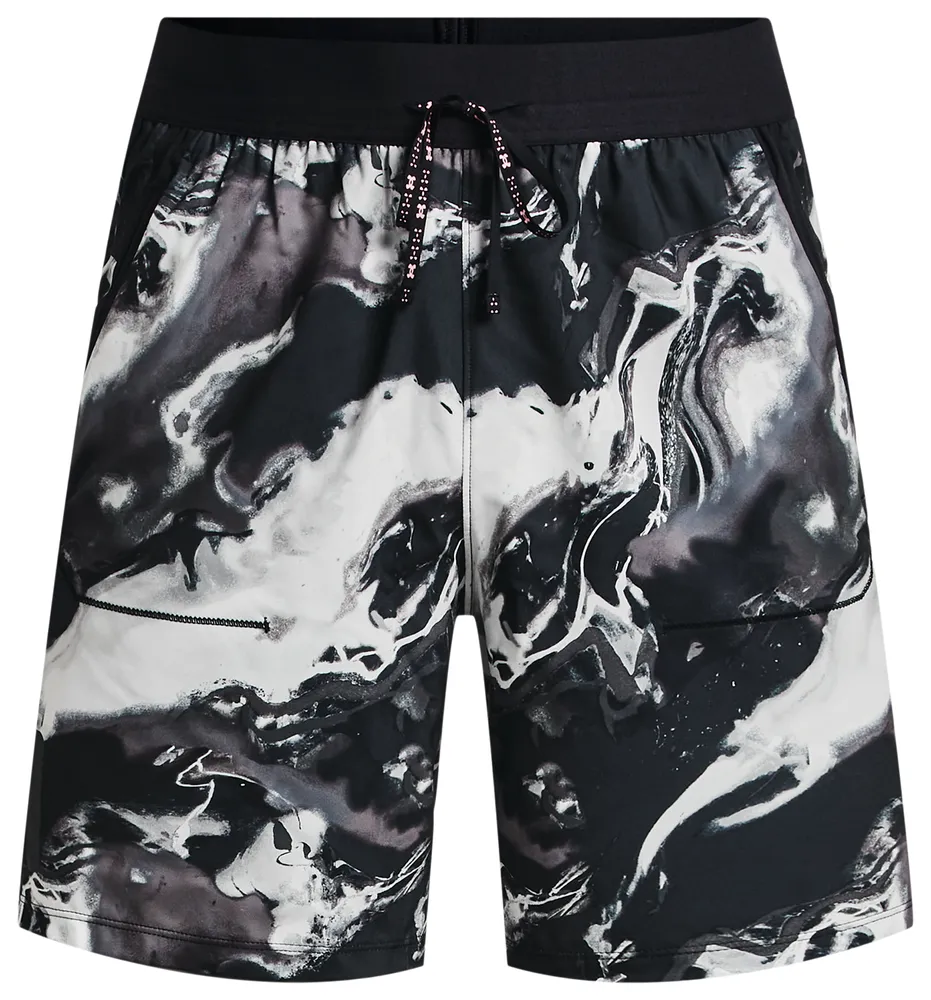 Under Armour Mens Vanish Woven Shorts With Heat Gear - Black/Black