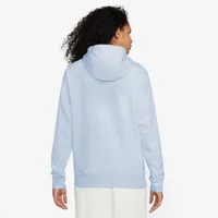 Nike Mens Nike Club Pullover Hoodie - Mens White/Grey Size XXL