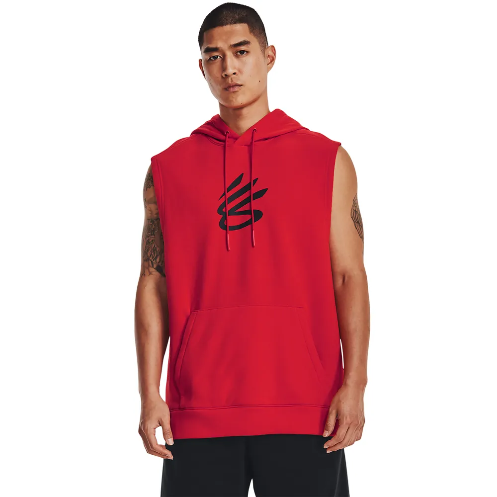 Under Armour Curry Fleece Sleeveless Hoodie - Men's | The at Willow Bend