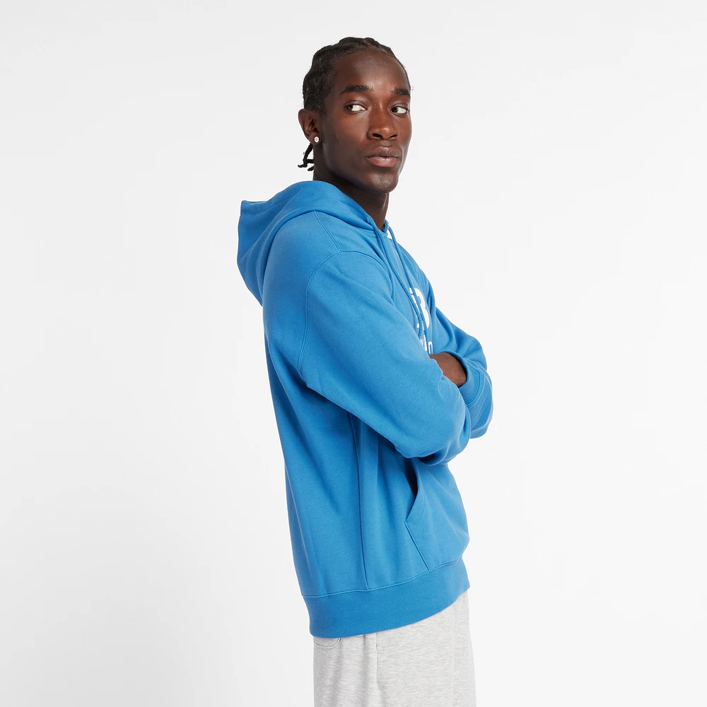 New Balance French Terry Stacked Logo Pullover Hoodie  - Men's