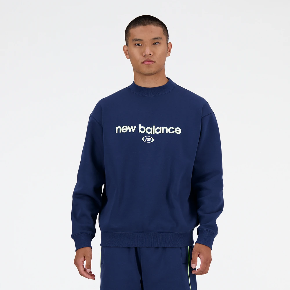 New Balance Hoops Crewneck  - Men's