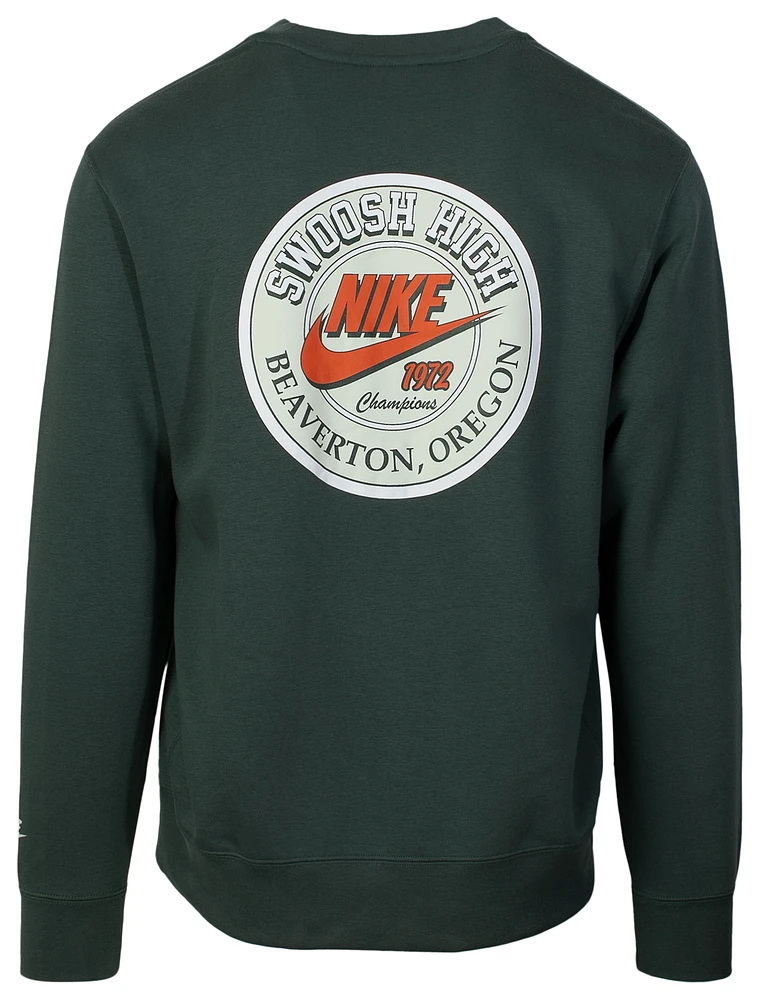 Nike Swoosh High Fleece Crew  - Men's