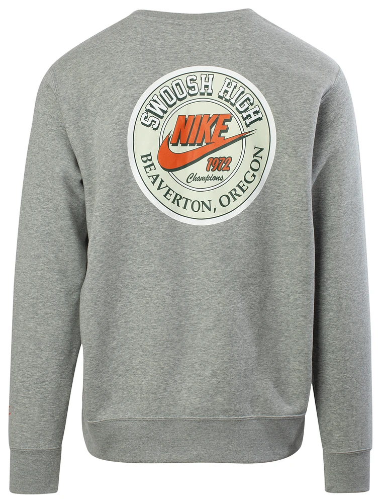 Nike Swoosh High Fleece Crew  - Men's