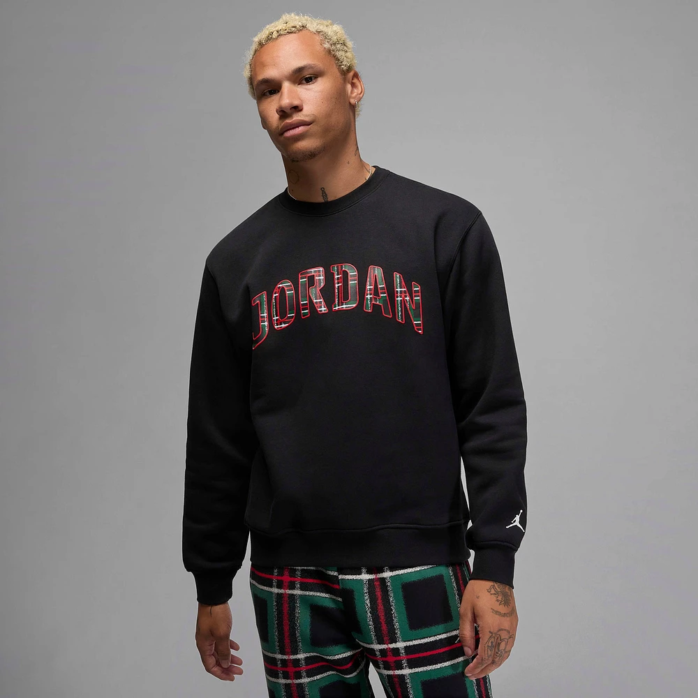 Jordan Essential Holiday Fleece Crew  - Men's