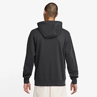 Nike Mens NSW Embossed Rose Club BB Pullover Hoodie - Anthracite/Black/Red