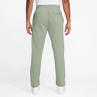 Nike Mens Open Hem Club Pants - Green/White