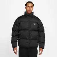 Nike Mens Thermore Fill Club Puffer Jacket - White/Black