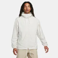 Nike Mens Club Woven Full-Zip Jacket - Beige/White