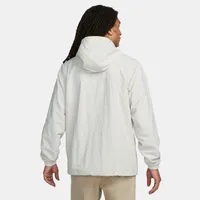 Nike Mens Club Woven Full-Zip Jacket - Beige/White