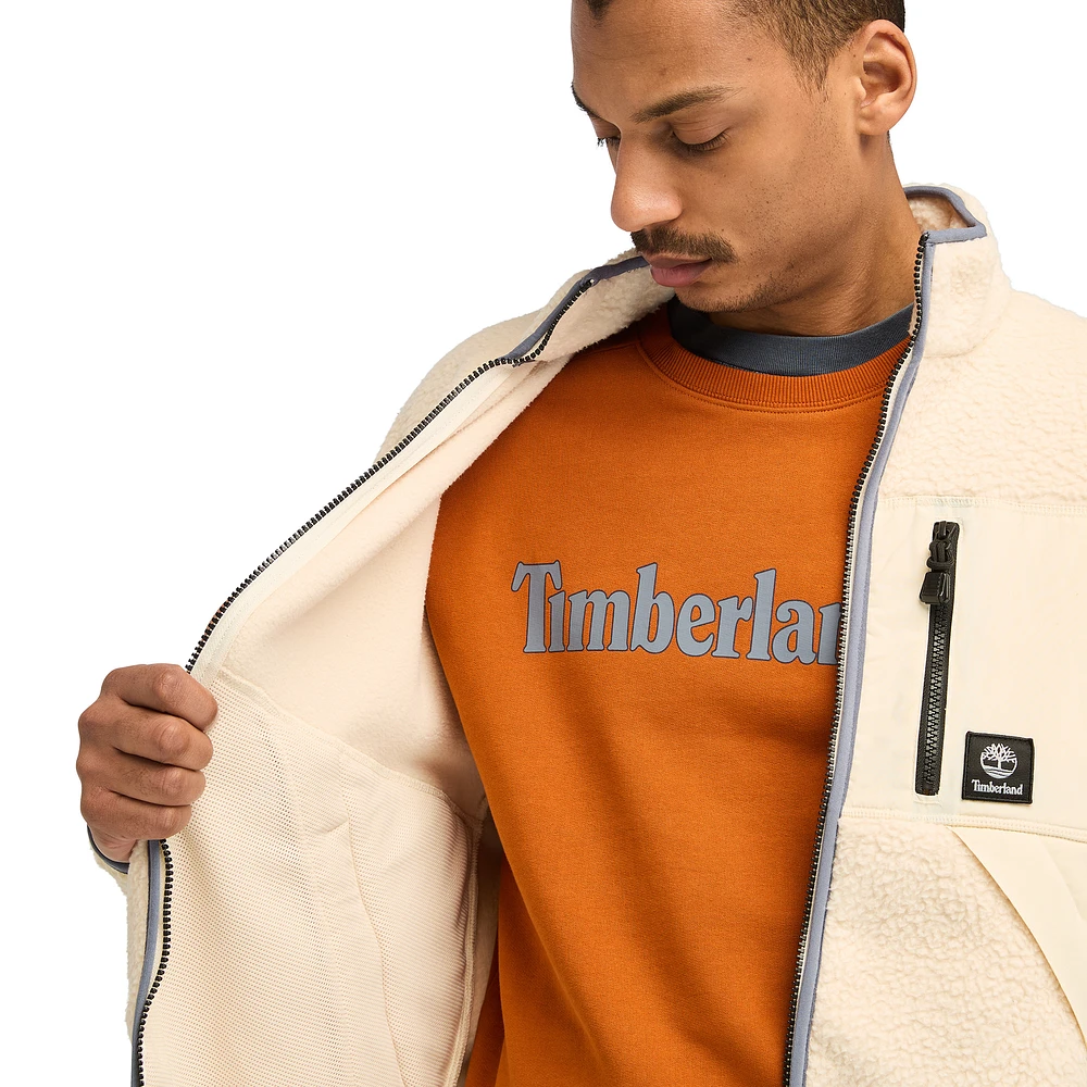 Timberland Haut en molleton Sherpa Mix Media - Pour hommes