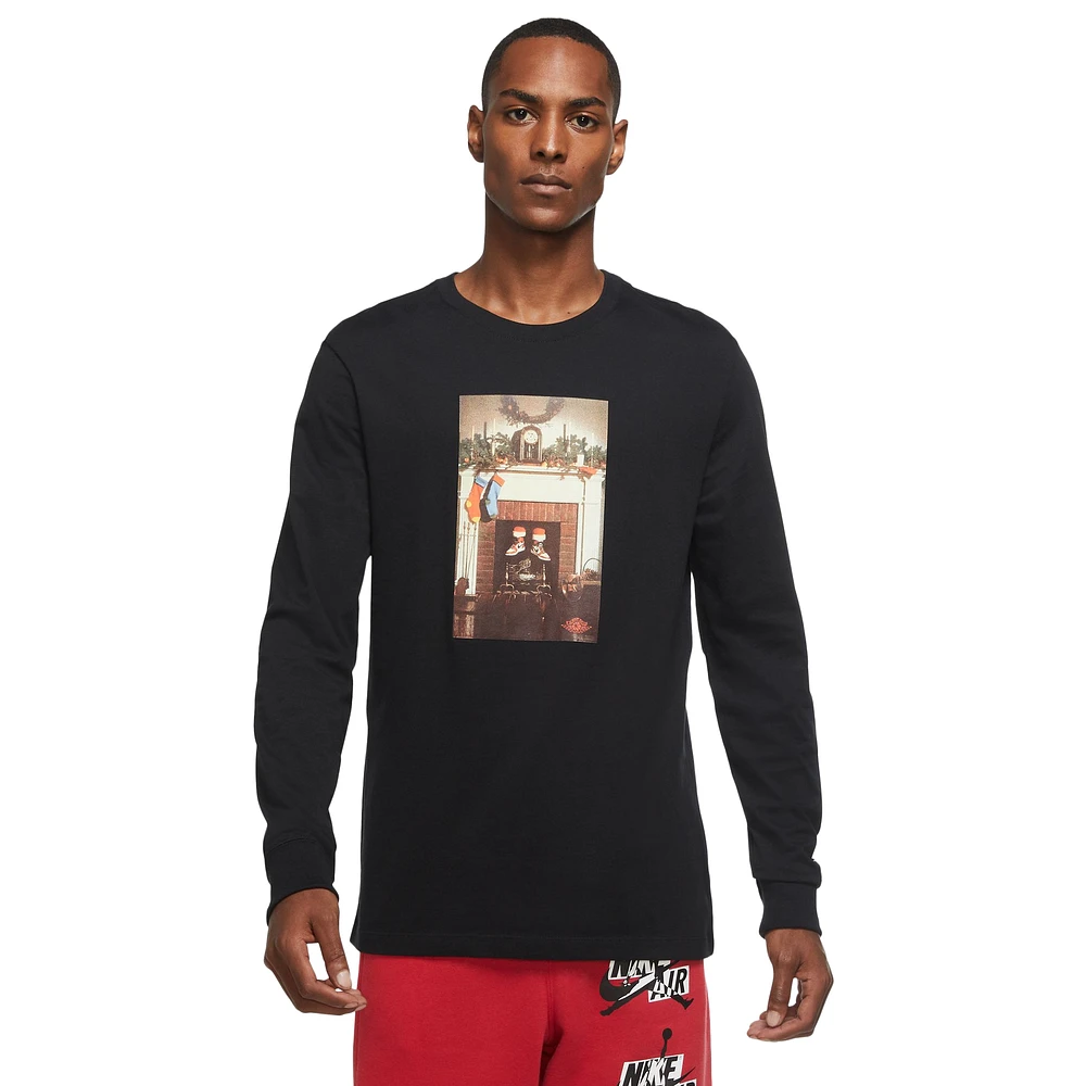 Jordan Jumpman Chimney Long Sleeve T-Shirt  - Men's