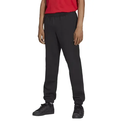 adidas Mens Premium Essential Fleece Pants - Black/Black