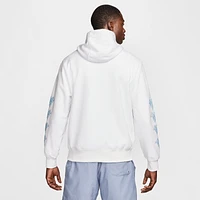 Nike Mens Club Pullover Hoodie BB Metal - White/Denim Turquoise/Photon Dust