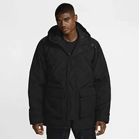 Nike Mens Club TF Parka - Black/Black/White