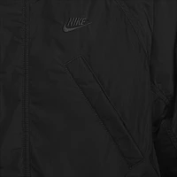 Nike Mens Club TF Parka - Black/Black/White