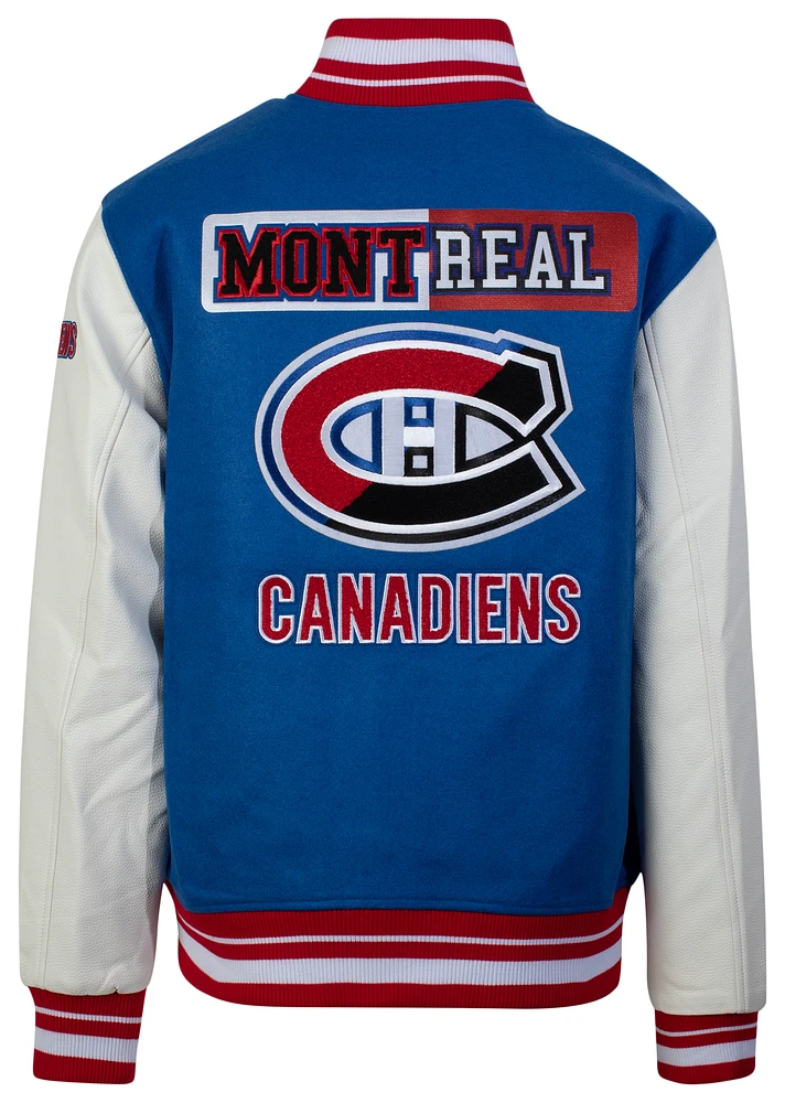 Pro Standard NHL Canadiens Varsity Jacket  - Men's