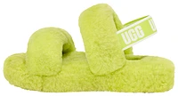 UGG Girls UGG Oh Yeah Slides - Girls' Grade School Shoes Green/Key Lime Size 05.0