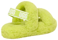 UGG Girls UGG Oh Yeah Slides - Girls' Grade School Shoes Green/Key Lime Size 05.0