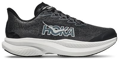 HOKA Girls Mach 6 - Girls' Grade School Running Shoes Black/White