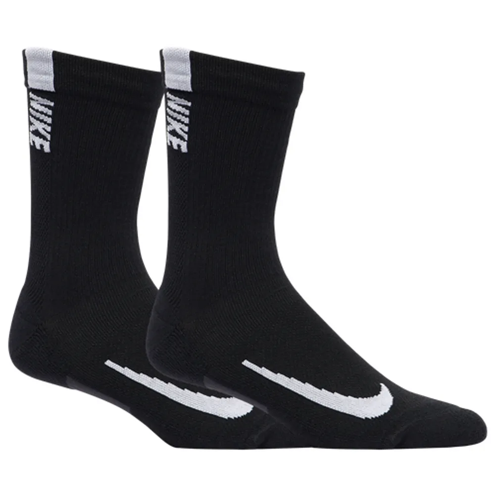 Nike Men's Run Multiplier Ankle Socks , Moisture-Wicking, 2-Pack