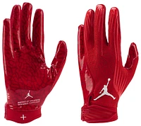 Jordan Mens Jordan Fly Lock Football Glove - Mens University Red/University Red/White Size M