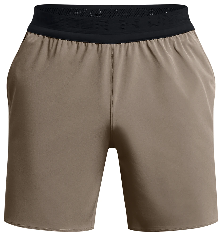 Under Armour Mens Peak Woven Shorts - Taupe Dusk/Black