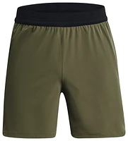 Under Armour Mens Peak Woven Shorts - Marine Od Green/Black