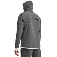 Under Armour Mens Outrun The Storm Jacket - Black/Reflective/Castlerock