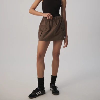 Cozi Womens Cargo Shorts - Dark Olive