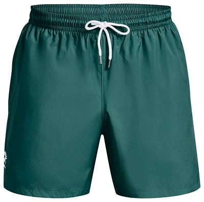 Under Armour Mens Under Armour Woven Volley Shorts - Mens Teal/Teal Size XL