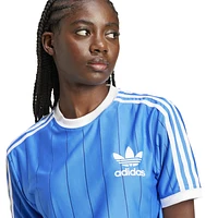 adidas Originals Womens 3 Stripe Pinstripe T-Shirt