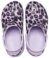 Crocs Girls Cutie Clogs Leopard - Girls' Grade School Shoes Teal/Black
