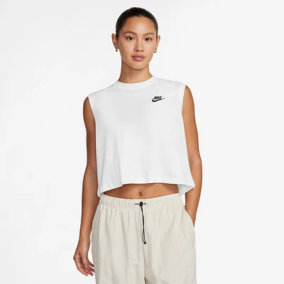 Nike Womens NSW Club Cropped T-Shirt