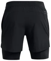 Under Armour Mens Peak Woven 2-in-1 Shorts