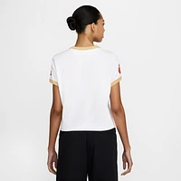 Nike Club Moto Short Sleeve T-Shirt  - Women's