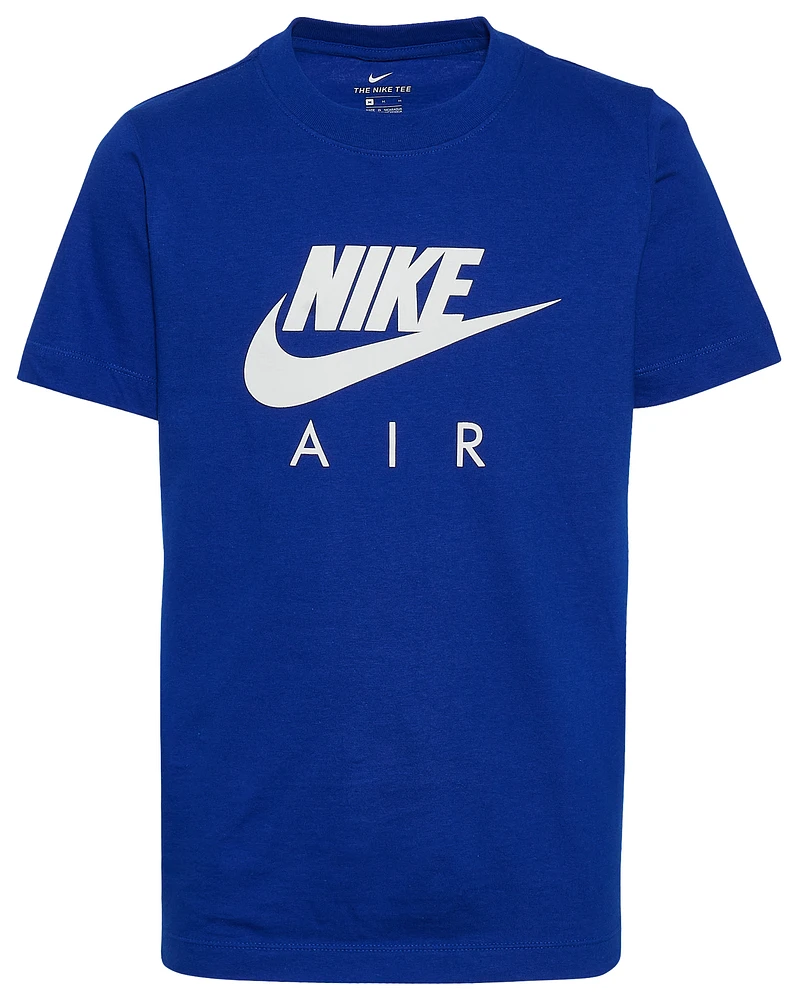 Nike Boys Air T-Shirt - Boys' Grade School Blue/White