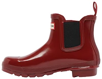 Hunter Womens Chelsea Gloss - Shoes Red